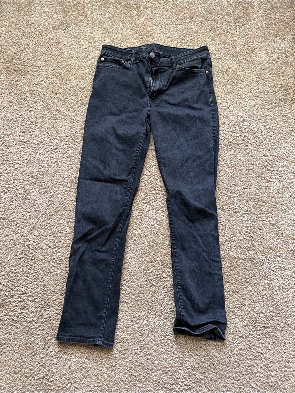 Men’s Slim Straight Jeans - Black
